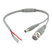 Bnc+Power erkek Jack güvenlik kamera sistemleri için hazır bnc power kablo - 1