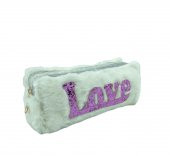 Cem Dolphin Peluş Kalem Çantası PC-580 Beyaz - 2