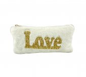 Cem Dolphin Peluş Kalem Çantası PC-581 Beyaz - 2