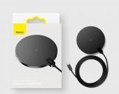 Baseus 1.5Mt Type-C Kablolu Süper Hızlı 15W Gen2 Hızlı Kablosuz Şarj Cihazı Dijital LED Akım Korumalı - 3