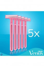 Gillette Simply Venus 2 Basic Kadın Tıraş Bıçağı 5li - 6