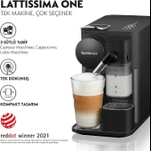 Nespresso F121 Latissima One Süt Çözümlü Kahve Makinesi, Siyah - 2
