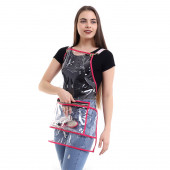 PENUAR BOYA ÖNLÜĞÜ PVC KUMAŞ ŞEFFAF FUŞYA - 4