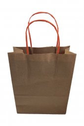 Kraft 18x8x24 25 Adet Kağıt Poşet Çanta - 1