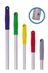 Alüminyum Sap, 130cm, Delikli+ıslak Mop+ıslak Mop Aparatı Takım - 1