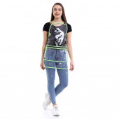 PENUAR BOYA ÖNLÜĞÜ PVC KUMAŞ ŞEFFAF YEŞİL - 1