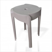 Büyük Geniş Uzun Sağlam Sert Plastik Kırılmaz Hafif 45 Cm Banyo Balkon Bahçe Oturak Tabure Sandalye thumbnail 1