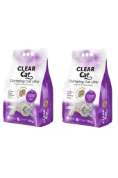 ClearCat Lavantalı Topak Bento Kedi Kumu İnce 10 Lt *2 adet - 1