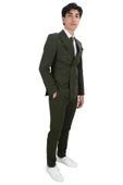 Cengiz İnler Dik Nokta Çizgili Kruvaze Slim Fit Erkek Takım Elbise - 7