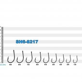 SEA HORSE 8217-SİYAH-2/0-1/0- KARBON-CELİK JİG İĞNESİ  1 PAKET 10 ADET - 5
