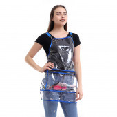 PENUAR BOYA ÖNLÜĞÜ PVC KUMAŞ ŞEFFAF SAX MAVİ - 3