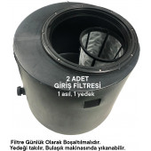 Tankplast 0.5 Lt Sn Yağ Tutucu-Yağ Ayırıcı-Tezgah Altı Polietilen (HDPE)Yerli Üretim Silindir Tip - 1