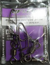 EFFE KLİPS  Rolling Swivel Coastlock Snap PAKET - 1