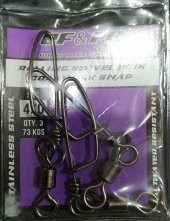 EFFE KLİPS  Rolling Swivel Coastlock Snap PAKET - 5