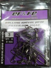 EFFE KLİPS  Rolling Swivel Coastlock Snap PAKET - 10
