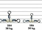 CROSSLİNE ROLLİNG SWİVEL  (T ) PAKET FIRDÖNDÜ  NO :10 - 10