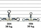 CROSSLİNE ROLLİNG SWİVEL  (T ) PAKET FIRDÖNDÜ  NO :10 - 12