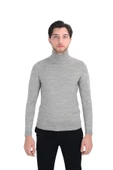 Cengiz İnler Yarım Balıkçı Düz Slim Fit Erkek Triko - 2