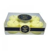 Missmolee 6 lı Çiçekli Kokulu Baton Mum Sarı MS0208 - 2