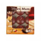 Missmolee 9 lu Suda Yüzen Mum Kırmızı MS0437 - 2