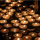 Missmolee Tealight 40 lı Kokusuz Mum Beyaz MS1533 - 1