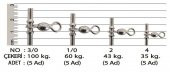 EFFE BLACK NICKEL T-FIRDÖNDÜ 5,Lİ PAKET -2- NUMARA - 8