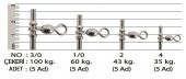 EFFE BLACK NICKEL T-FIRDÖNDÜ 5,Lİ PAKET -2- NUMARA - 10
