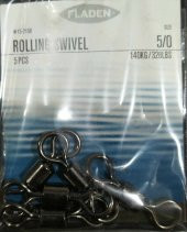 FLADEN - FIRDÖNDÜ-ROLLING SWIVEL-5/0- PAKET - 10