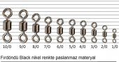 FLADEN - FIRDÖNDÜ-ROLLING SWIVEL-5/0- PAKET - 12