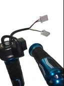 E-BİKE GAZ KOLU 875 KOMPLE 3 VİTES ALİMİNYUM ELCİKLİ MAVİ thumbnail 2