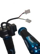 E-BİKE GAZ KOLU 875 KOMPLE 3 VİTES ALİMİNYUM ELCİKLİ MAVİ - 2