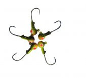 ATMACA  4 GR JİGHET-  YEŞİL-BEYAZ  RENK  KIRMIZI  GÖZLÜ thumbnail 4