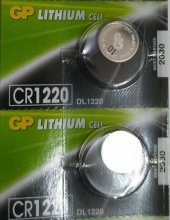 ALKALIN LİTHIUM PİL  2 Lİ PAKET -CR 1220 - 5