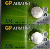 ALKALIN LİTHIUM PİL  2 Lİ PAKET -A 76 LR44-V13GA - 1