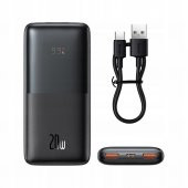 Baseus 20W 10000mAh Dijital Göstergeli Ultra Hızlı Powerbank, Ultra İnce PD Şarj Destekli Powerbank - 1