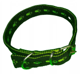 60 CM X3CM PATİLİ ORTA  TASMA SİYAH - 1
