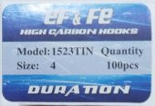 Effe 1523-1-2-3-4-5-6-7-8-9-10-11-12- Nikel Karbon İğne,Uzun Saplı Çapraz Karbon İğne, 100,lü Paket - 11