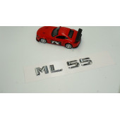 Benz ML 55 Bagaj Krom Metal 3M 3D Yazı Logo thumbnail 2