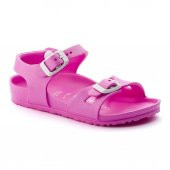 birkenstock 126163 - NEON PINK RIO KIDS EVA ÇOCUK TERLİK - 1