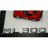 Benz ML 300 Bagaj Krom Metal 3M 3D Yazı Logo - 5