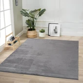 Jassrug Soft Tavşan Tüyü Kürk Halı 160x230 Antrasit - 1