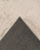 Jassrug Fuzzy Kürk Halı 120x180 Bej - 2