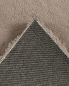 Jassrug Fuzzy Tavşan Tüyü Kürk Halı 80x150 Antrasit - 2