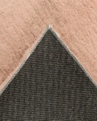 Jassrug Fuzzy Tavşan Tüyü Kürk Halı 160x220 Pudra - 2