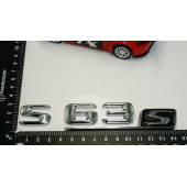 S63S Bagaj Krom Metal 3M 3D Yazı Logo thumbnail 5