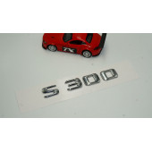 Benz S300 Bagaj Krom Metal 3M 3D Yazı Logo - 2