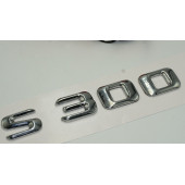 Benz S300 Bagaj Krom Metal 3M 3D Yazı Logo - 3