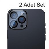 Baseus 2 Adet Set 0.3MM iPhone 13 Pro, 13 Pro Max Ful Kaplama Kamera Koruyucu, Çizilmez, Toz Tutmaz - 4