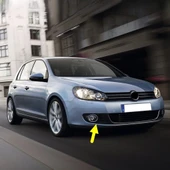 VW Golf 6 2009-2012 Sağ Sis Farı Çerçevesi Kromlu 5K0853666 - 1