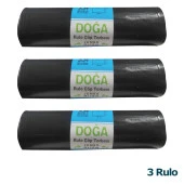 Ecoplast Battal Boy Çöp Torbası Poşeti - 400 Gr. - 90 Litre - 80 x 110 Cm / 10 Adetlik 3 Rulo thumbnail 2